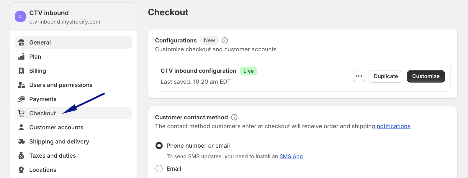 Include Link to Order Page Shopify